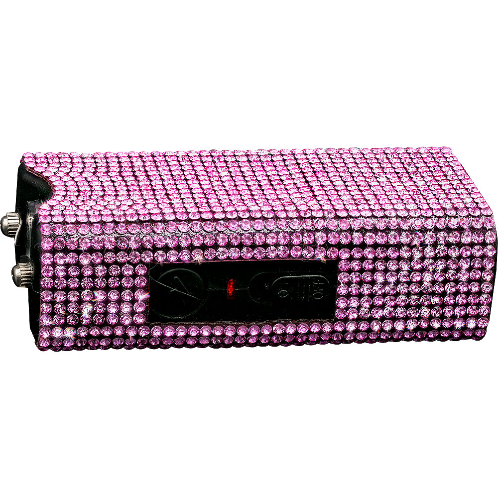 Rhinestun Keychain Stun Gun Pink view 4